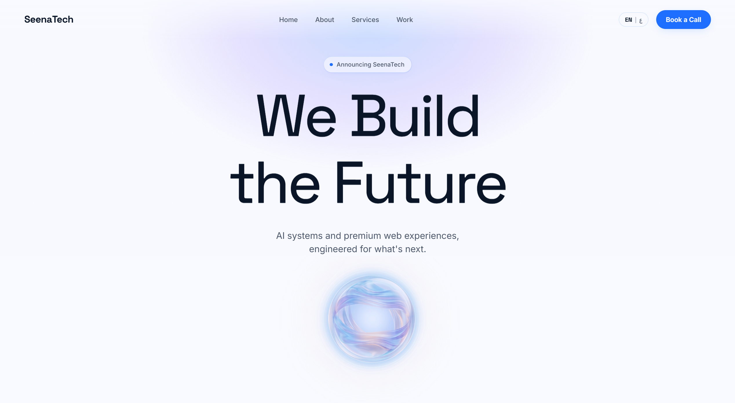 SeenaTech project — SeenaTech, our cinematic studio site